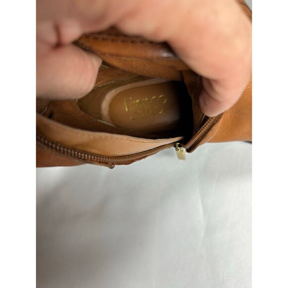 Franco Sarto Battina Camel Colored Leather Over The Knee Boot Size 6 NWOT Fall - Picture 11 of 12
